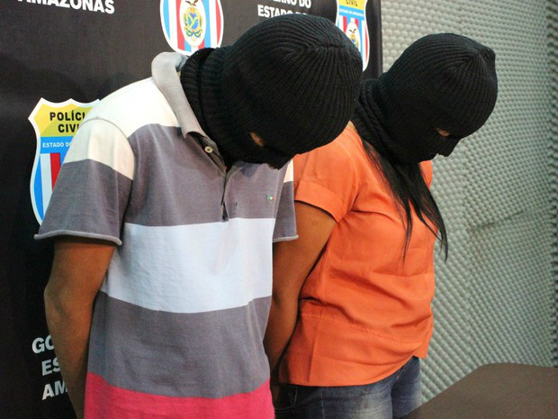 Casal não teve rosto mostrado para preservar imagem do bebê (Foto: Suelen Gonçalves/G1 AM)