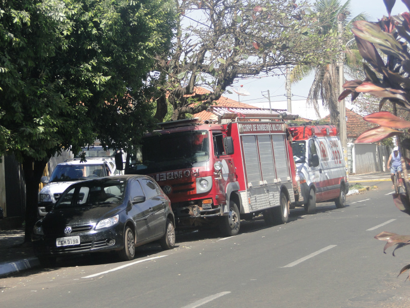 O Corpo de Bombeiros foi acionado para comparecer ao local. Ela foi encaminhada pela equipe do SAMU à uma Unidade de Pronto Atendimento Básico do município.Foto: Rádio Caçula