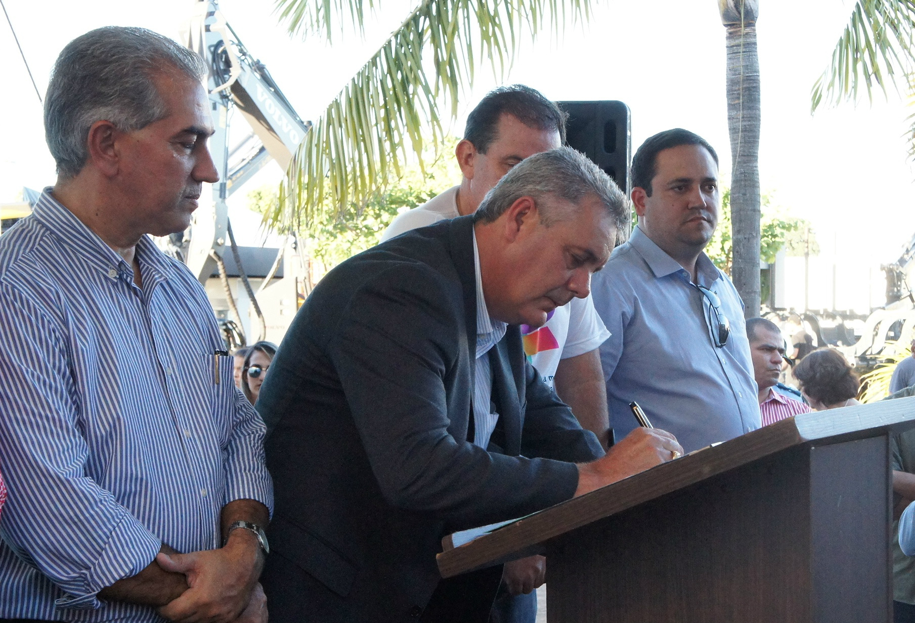 Prazo de conclusão de dois anos, área doada na BR-158 Distrito Industrial  doada pelo empresário Magid Thomé Filho à Prefeitura de Três Lagoas. Foto:Rádio Caçula