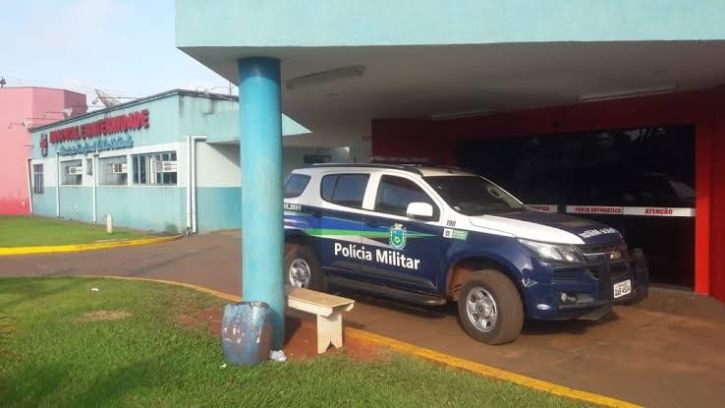 Vítima passa por atendimento em hospital de Rio Brilhante