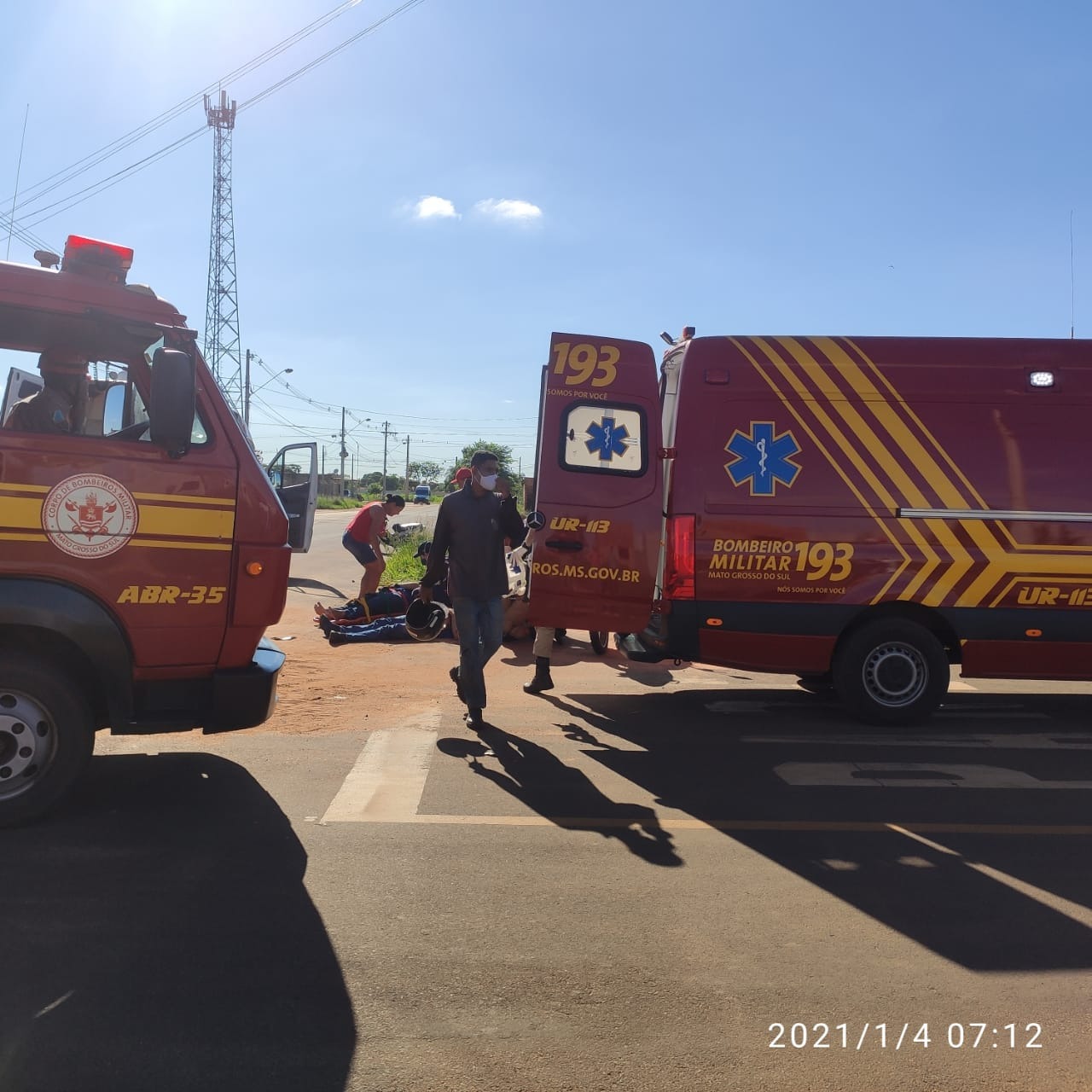 Imagem: Corpo de Bombeiros