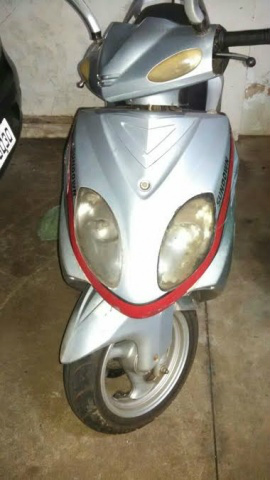 Moto recuperada pela Guarda Municipal em ação nesta madrugada. (Foto: Divulgação/GM)