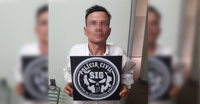 Autor do furto foi preso na manhã de hoje (13) mas já está em liberdade. Foto: Polícia Civil.