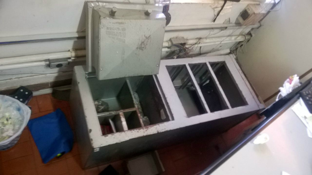 O alvo dos bandidos era o cofre do supermercado onde ficava o dinheiro (Foto: Divulgação)