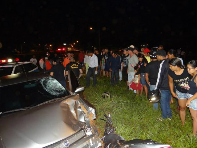 Acidente que resultou na morte de duas pessoas em Dourados - Foto: Osvaldo Duarte