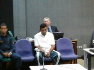 Marcelo foi julgado na manhã desta quarta-feira (Foto: Pedro Peralta)