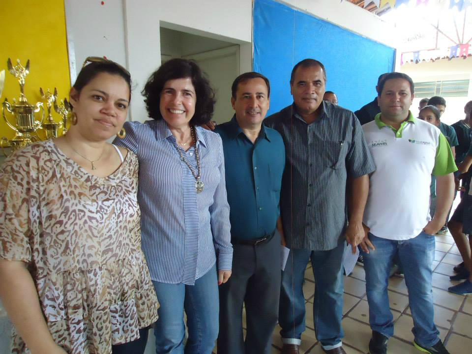 Anésio à direita em um evento da Prefeitura Municipal 