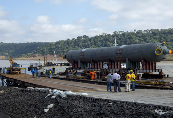 Peça saiu da China e chegará em Três Lagoas no dia 22 de agosto (Foto: Itaipu Nacional)