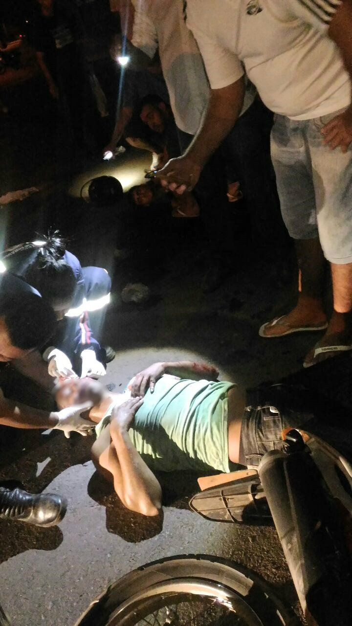 O acidentado possui um mandado de prisão em seu desfavor. 