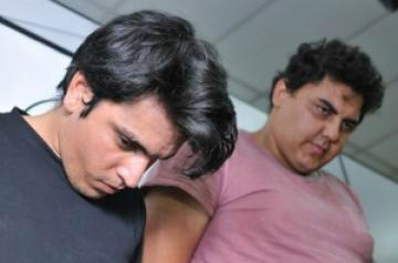 Marcelo(esquerda) foi quem deu o 