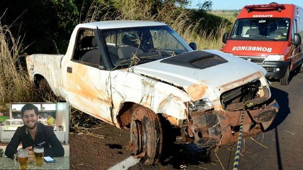 Renato morreu após um acidente grave na rodovia MS-276, entre Ivinhema a Deodápolis (Foto: Ivinoticias)