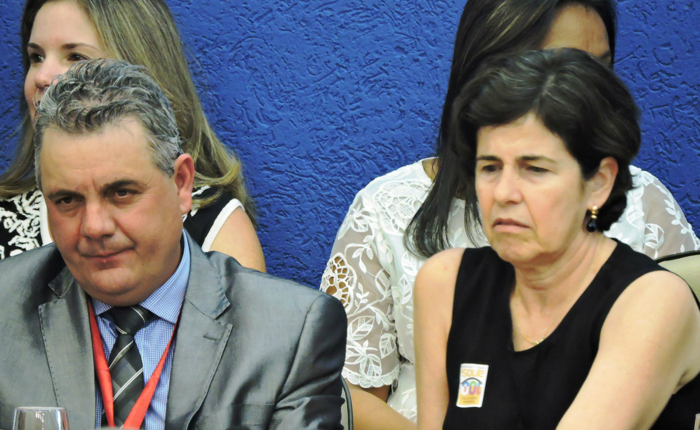 Deputado Ângelo Guerreiro(PSDB) e prefeita Márcia Moura(PMDB.Foto:Rádio Caçula
