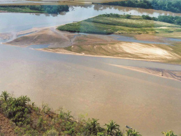 Assoreamento do riu Taquari, ameaça o PantanalFoto:G 1