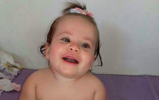 Yankka Avelino Martins tem nove meses de vida (Foto: Safira Avelino / Arquivo Pessoal)