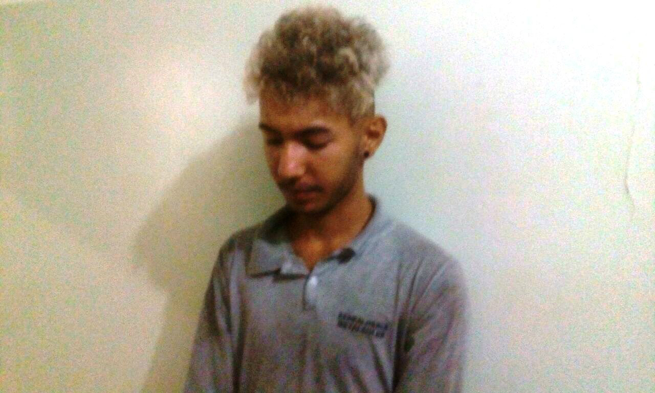 Gabriel Otávio dos Santos, 18 anos confessou o crime.Foto:Rádio Caçula