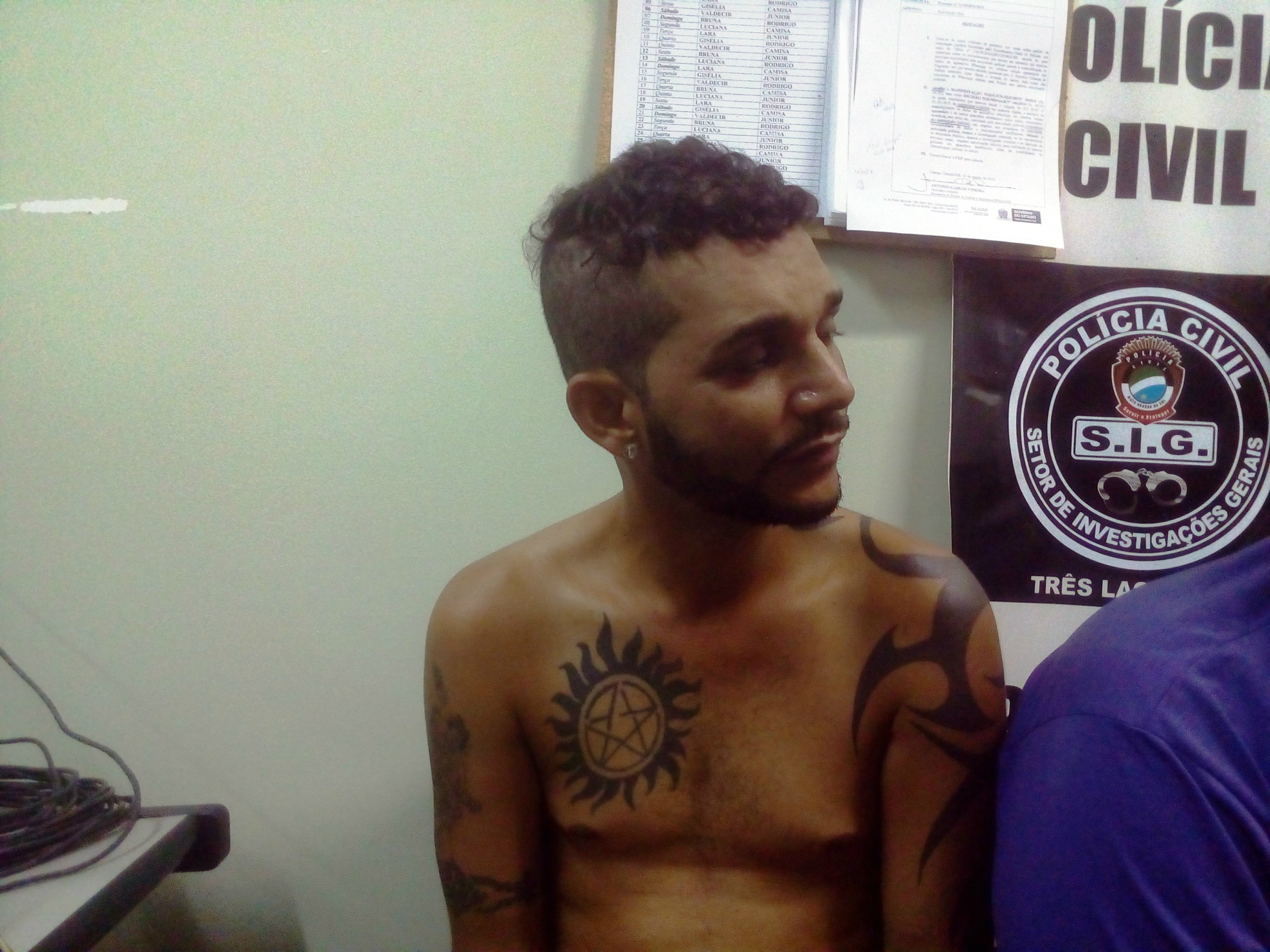  Ronaldo Adriano, 35 anos disse não saber o motivo da prisão e negou qualquer tipo de envolvimento.Foto:  Rádio Caçula