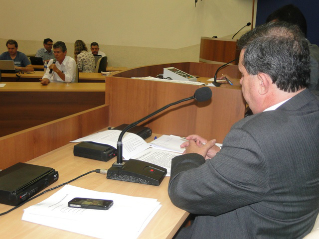 Ex- secretário municipal de saúde, Sérgio Luis dos Santos Geremias que foi interrogado por Eduardo Rocha