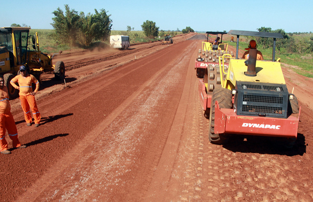 Foto: Rachid WaquedEm obras, a rodovia que liga Campo Grande a Brasilândia é uma das que serão concedidas