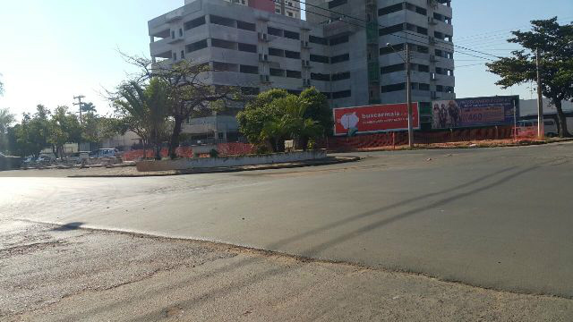 Altura diferenciada nos outros pontos da avenida