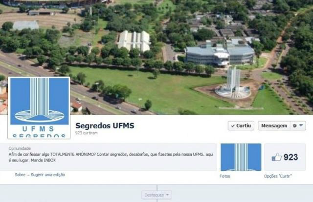 Página no Facebook. (Foto: Reprodução/Internet)