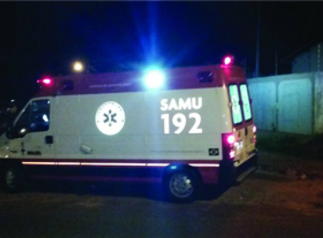 O menor foi levado consciente e orientado para atendimento (Diego Alves)