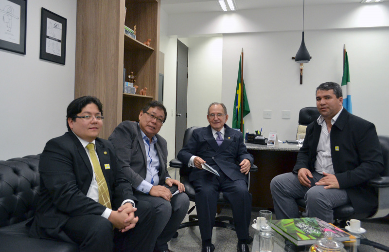 Representantes de entidades de classe de MS foram à Brasília negociar com a bancada federal do Estado. Foto: Assessoria 