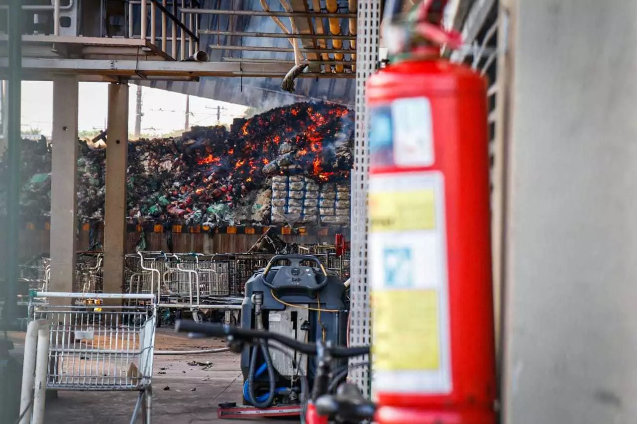 Focos de incêndio na 