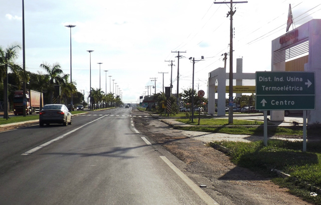 O pedido é para construção da rotatória no cruzamento com a via de acesso ao Distrito Industrial