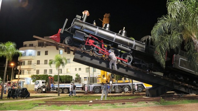 Ponto de encontro será o monumento Maria Fumaça, na Av. Calógeras - Foto: Arquivo/Correio do Estado