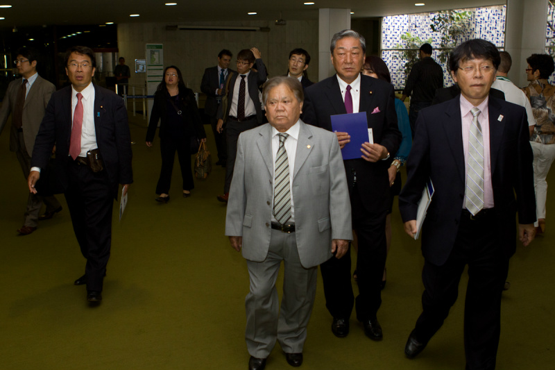 O deputado federal Akira Otsubo (PMDB/MS) recepcionou a comitiva da Câmara de Representantes do Japão