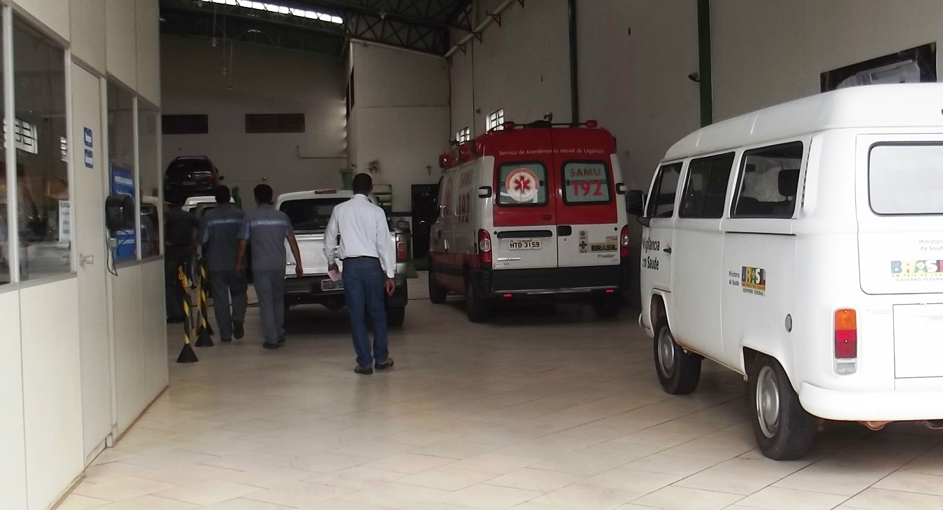 Viatura SAMU em outra oportunidade estava