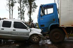 Casal ficou ferido em acidente quando retornava de Campo Grande para Sidrolândia