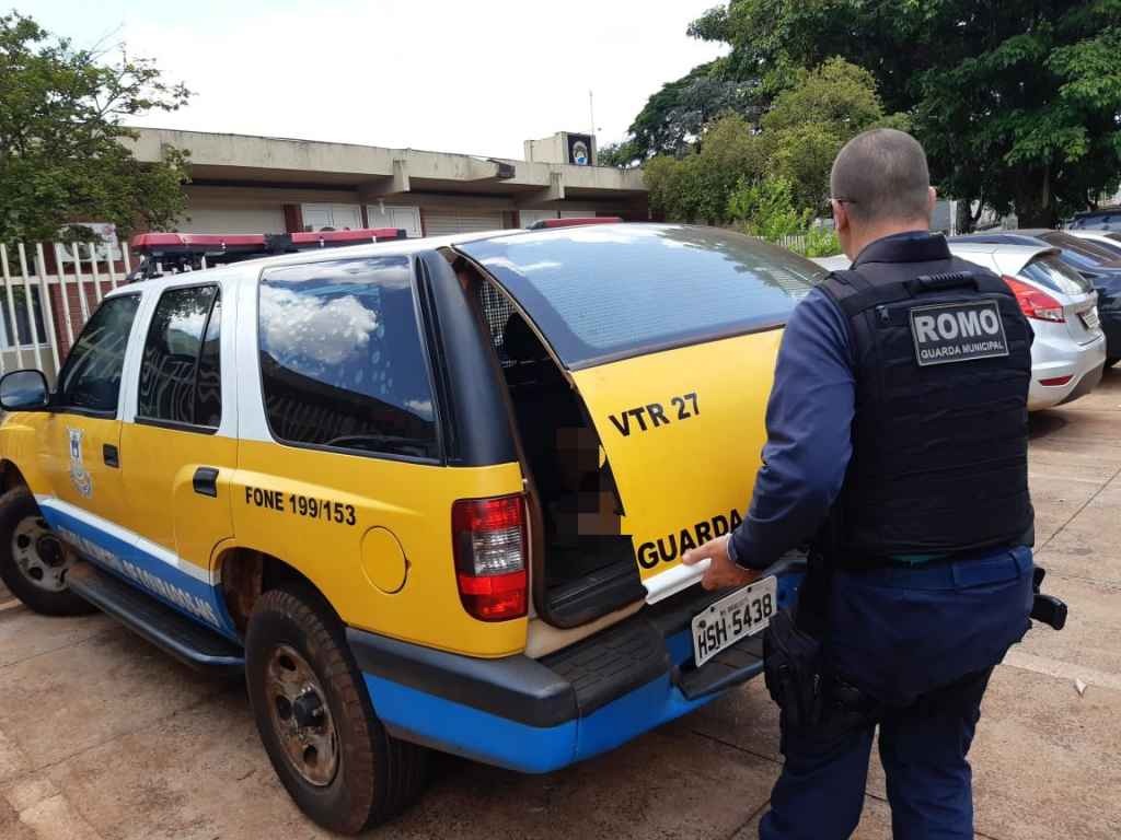 O agressor foi levado para a Depac. (Foto: Divulgação).