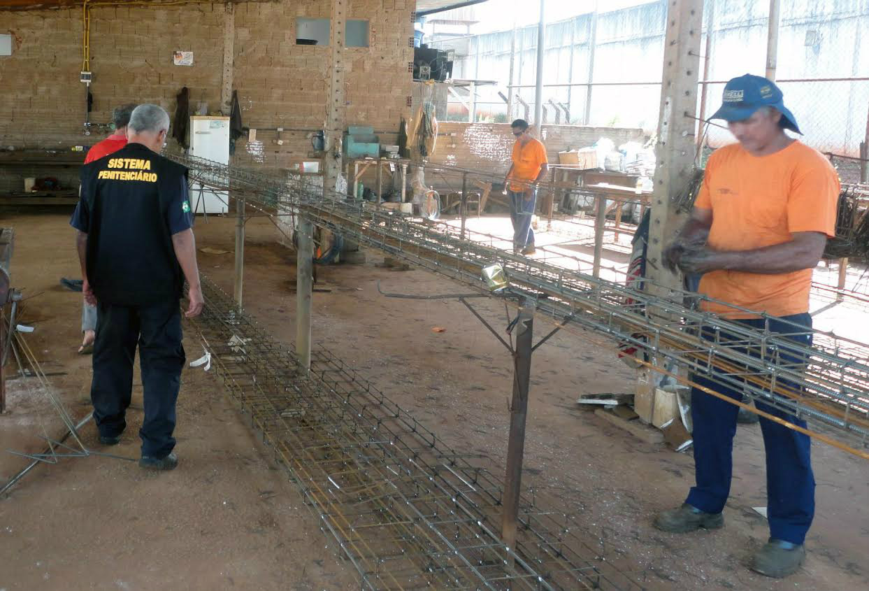 Reeducandos veem um recomeço garantido quando tem a oportunidade de um emprego.