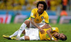 Foto: Lancepress!Por causa de joelhada de Zuñiga, Neymar está fora da Copa