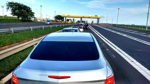 Pedágio de Castilho-SP. (Foto: Lucas Gustavo/ Arquivo).