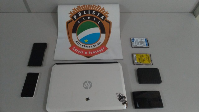 Material apreendido em Três Lagoas (MS) - Foto: Divulgação/Polícia Civil