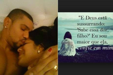 Naldo e Moranguinho publicam mensagens de amor e fé na webReprodução/Instagram