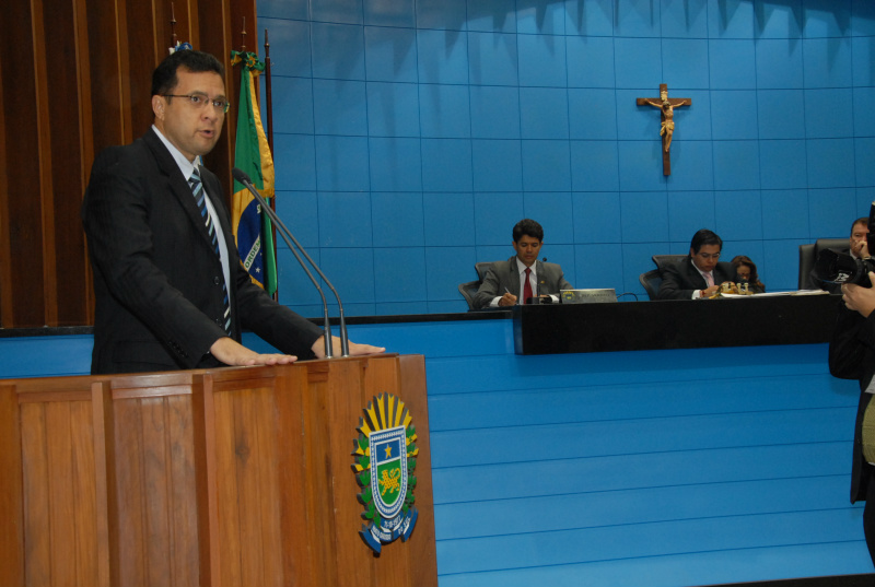 Julio César Presidente da OAB/MS, em participação na Assembleia Legislativa.Foto: Assessoria