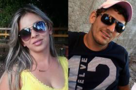 Foto: Divulgação/Jovem Sul NewsCasal não resistiu aos ferimentos e morreu no local