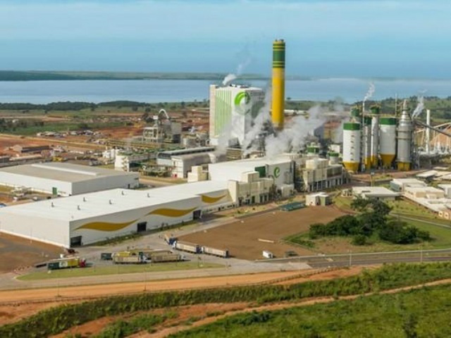 Fábrica de celulose da Eldorado Brasil em Três Lagoas (MS). (Foto: Arquivo)
