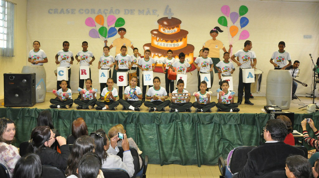 O CRASE comemora 4 anos.Foto: Assessoria