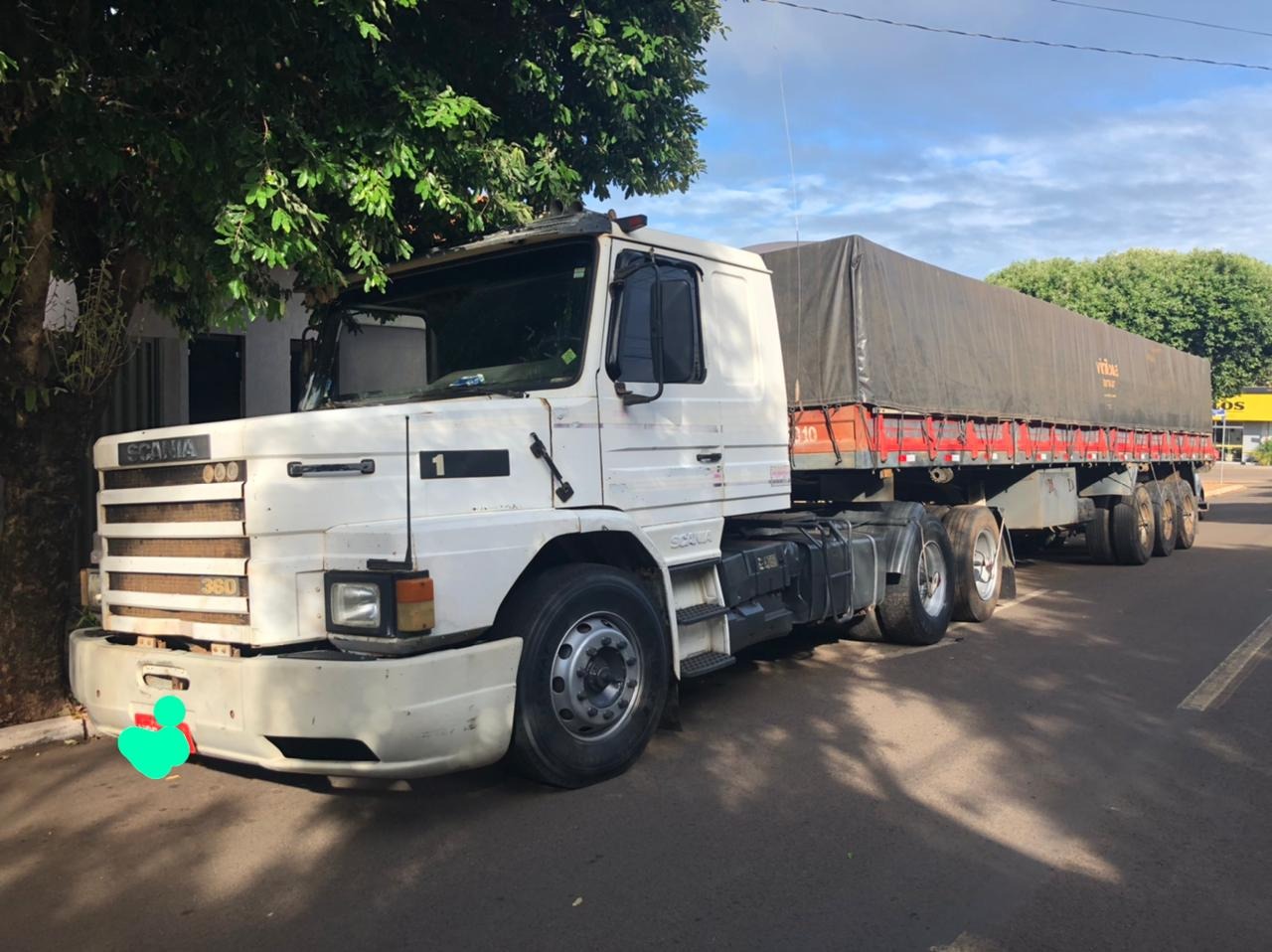 Carreta Scania recuperada