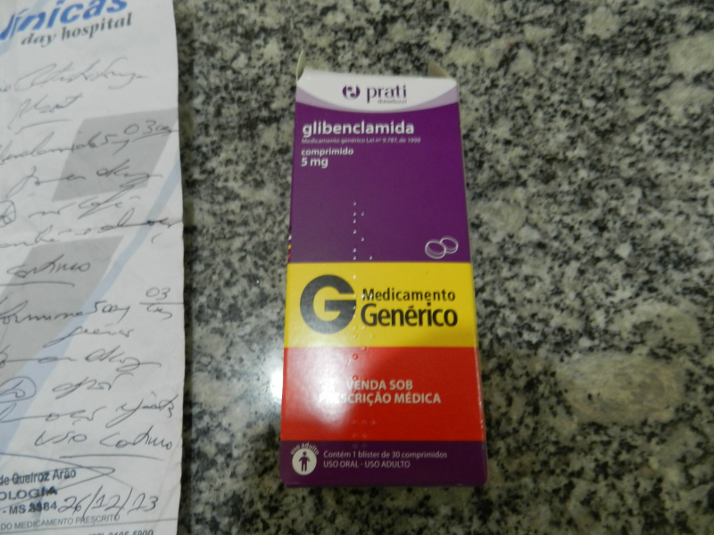Medicamento usado por Jesmiel Batista de Souza.