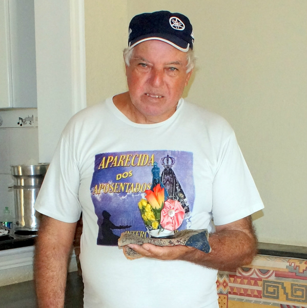 Antônio Pereira de 68 anos é morador da cidade de Porto Velho- Rondônia, e a fé mudou radicalmente sua vida.