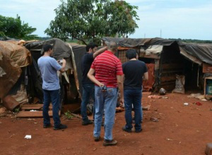 A principal hipótese é que o crime seria um acerto de contas. (Foto: Olimar Gamarra/ Rio Brilhante News)