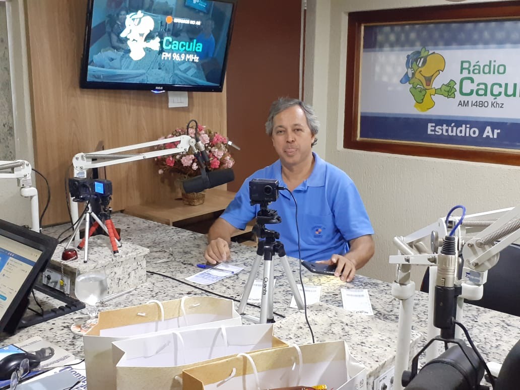 Ênio Xavier. Foto: Rádio Caçula
