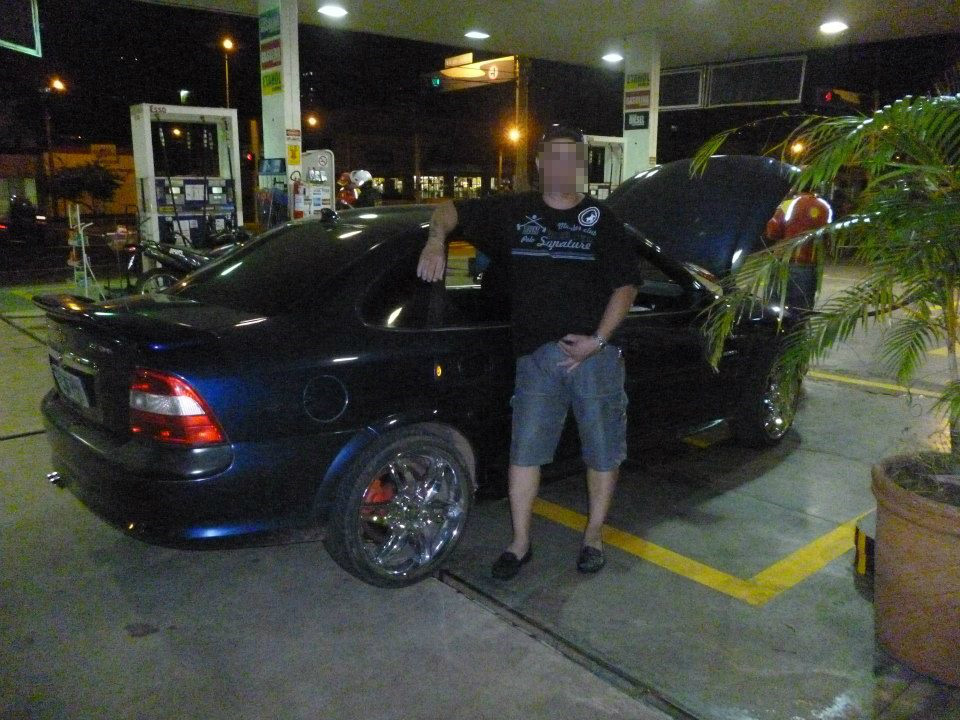 Vectra de propriedade do acusado .Foto:Facebook