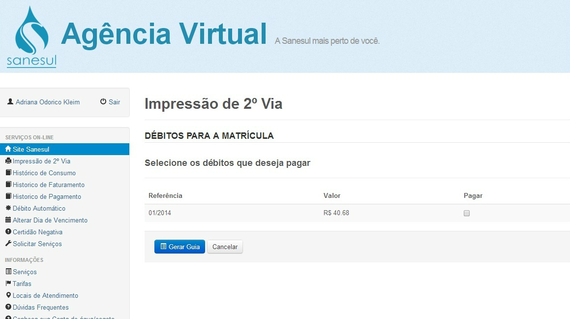 A conta no valor de R$150.00 foi reduzida para R$40.00 reais.