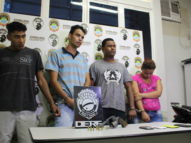 Suspeitos negaram envolvimento nos crimes em Campo Grande (Foto: Graziela Rezende/G1 MS)